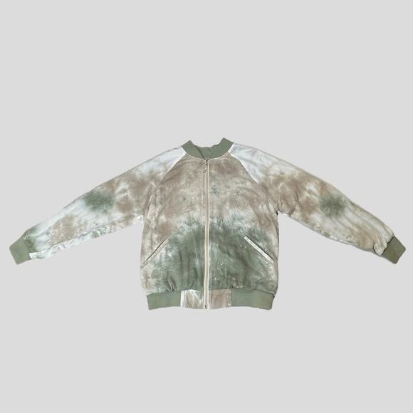 Without Walls Bomber Jacket Tye Dye Full Zip Size M Medium Urban Outfitters - Picture 7 of 14